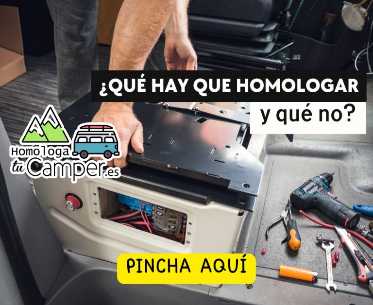 Qué hay que homologar en una camperización