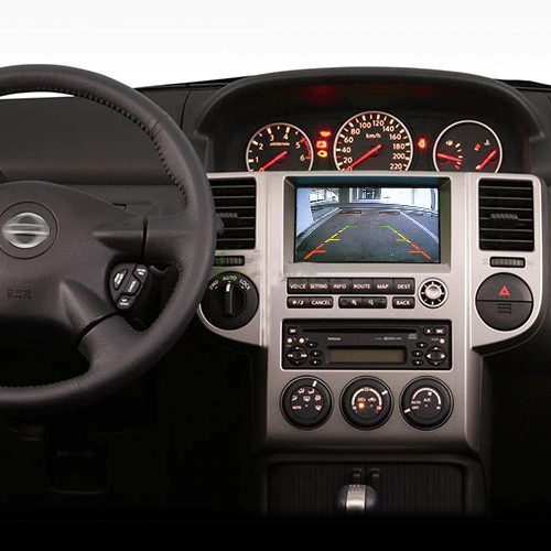 Cámara de aparcamiento en una camper